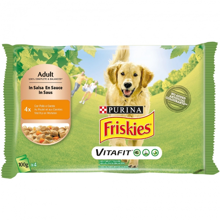 FRISKIES ADULT DOG PO/C.4x100g